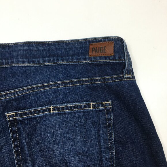 PAIGE 5 Pocket Tyson Destructed JIMMY JIMMY Cuffed Hem Distressed Denim Shorts - Picture 12 of 12